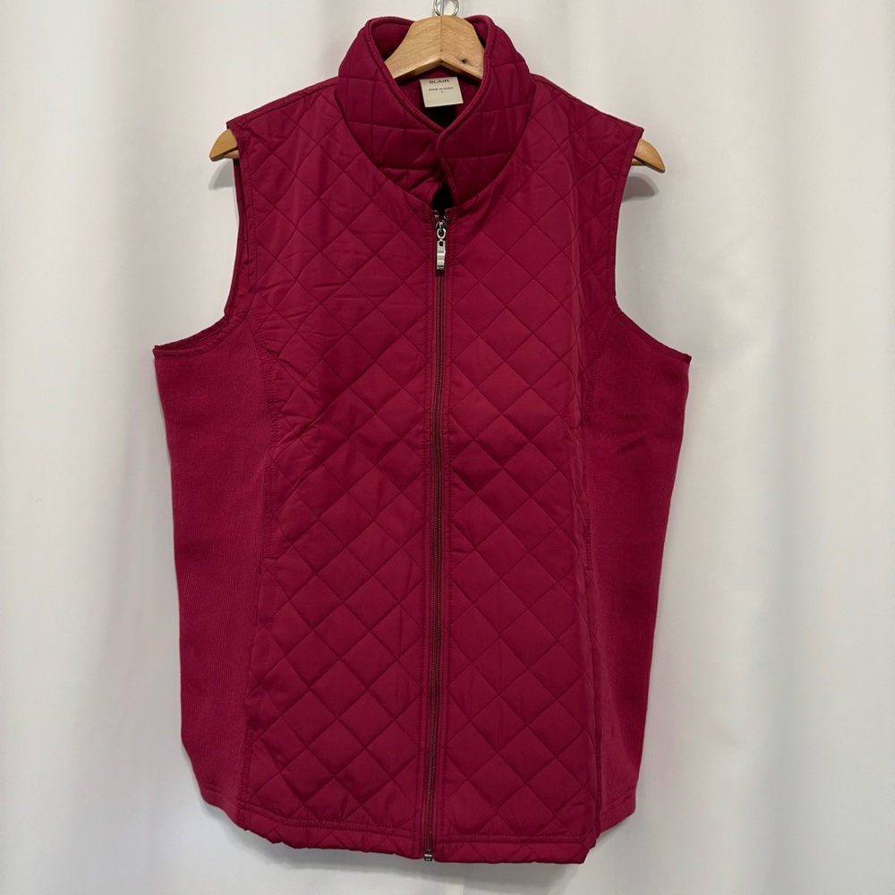 Blair Women's Quilted Vest WinterBerry Size: L